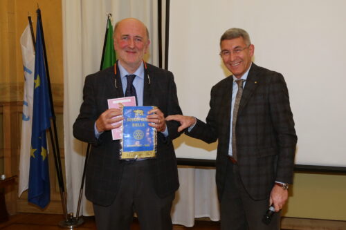 Marco Berchi ospite del Rotary Biella