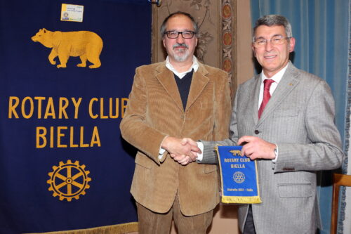 Il giornalista della Gazzetta dello Sport Iacopo Iandiorio ospite al Rotary di Biella