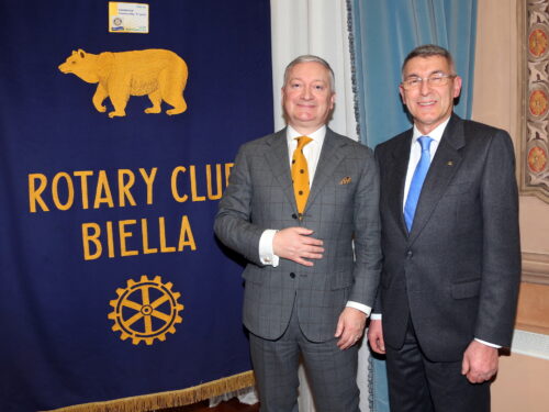 Paolo Barberis Canonico, Presidente dell’ Unione Industriale Biellese ospite al Rotary Biella