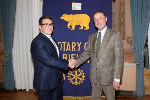 Lorenzo Chiodi, nuovo socio del Rotary Club Biella