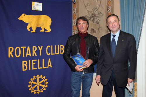 Gian Luca Cavalli del CAI ospite al Rotary di Biella