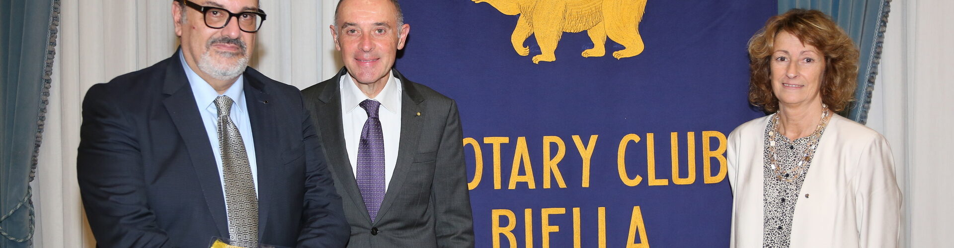 Il Dott. Andrea Pellegrino, ospite del Rotary Biella