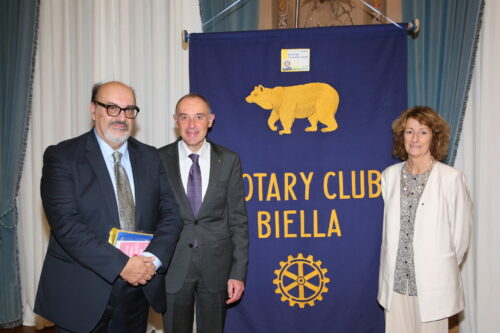 Il Dott. Andrea Pellegrino, ospite del Rotary Biella