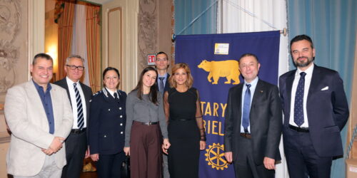 La Dott.ssa Delia Bucarelli, Questore di Biella, ospite del Rotary Biella