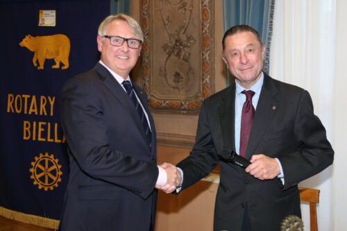 Patrick Forgnone Nuovo socio del Rotary Biella